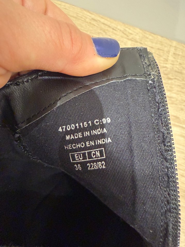 Kadın Siyah Deri Stiletto Topuklu Bot - Görsel 5