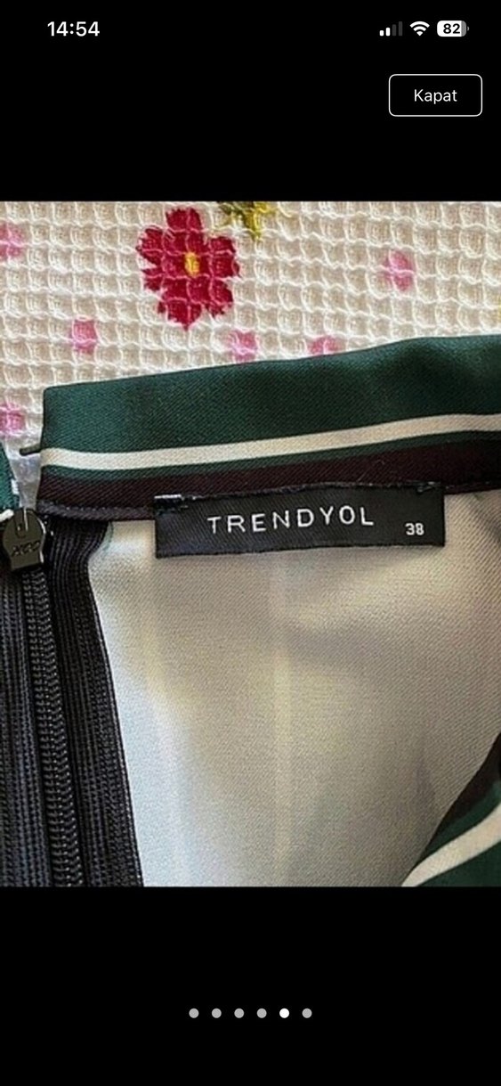 Kemerli Uzun Kollu Çizgili Kadın Takım - Görsel 4