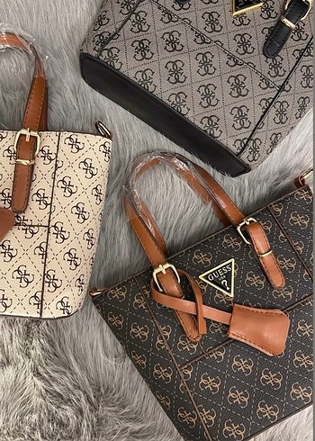 Bej Deri Kadın Çanta - Görsel 3