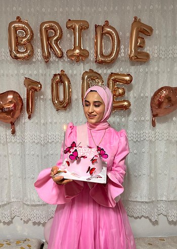 Tesettür bekarlığa veda elbisesi - Görsel 8