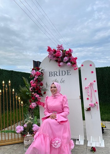 Tesettür bekarlığa veda elbisesi - Görsel 3