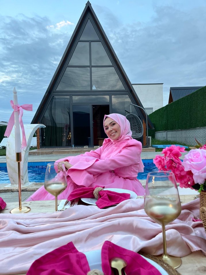 Tesettür bekarlığa veda elbisesi - Görsel 4