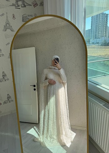 İnci işleme söz nişan abiye - Görsel 3