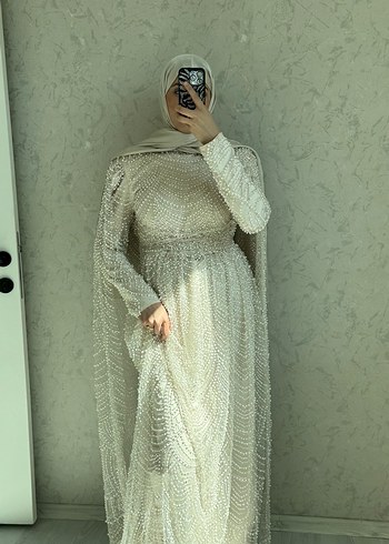 İnci işleme söz nişan abiye - Görsel 2