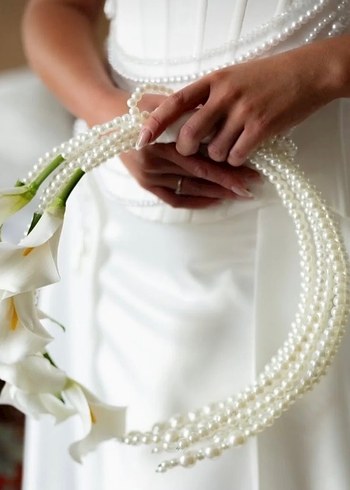 Tesettür Nikah Söz Elbisesi - Görsel 8