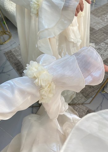 Tesettür Nikah Söz Elbisesi - Görsel 7