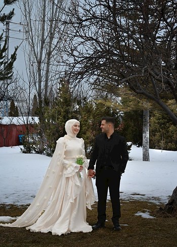 Tesettür Nikah Söz Elbisesi - Görsel 4