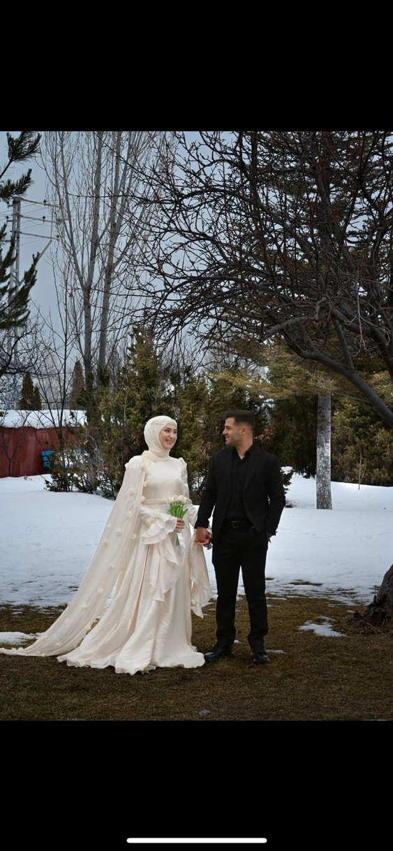 Tesettür Nikah Söz Elbisesi - Görsel 4