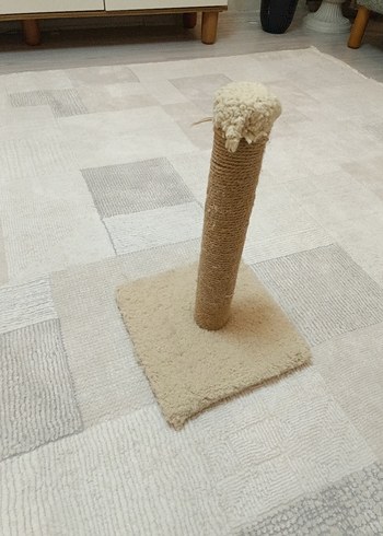 Bej Kedi Tırmalama Direği - Görsel 2