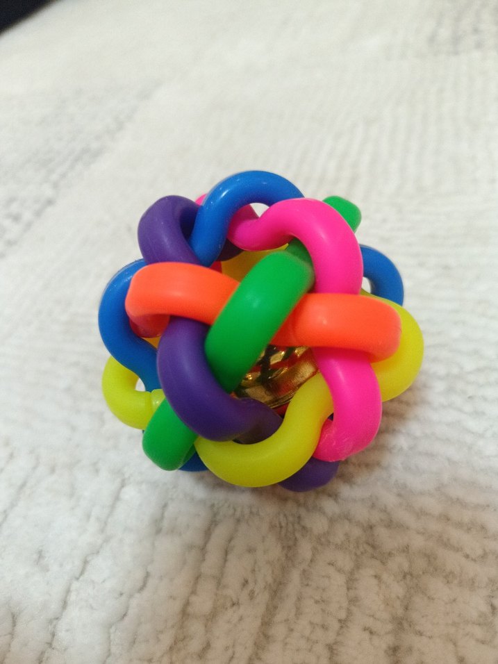 Renkli Diş Kaşıyıcı ve Çıngırak Top - Görsel 2