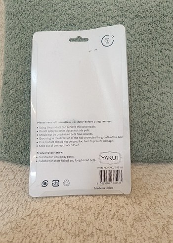 Renkli Kedi ve Köpek Tarağı - Görsel 2