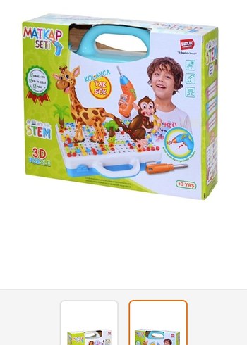 Renkli Matkap Seti Eğitici Oyuncak - Görsel 2
