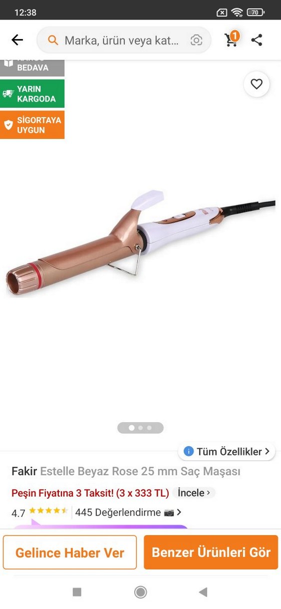 Fakir Estelle Saç Şekillendirici Maşa - Görsel 4