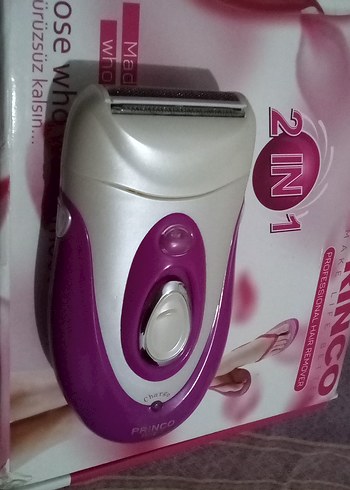 Pembe Epilatör Seti ve Temizleme Fırçası - Görsel 5