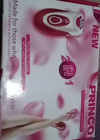 Pembe Epilatör Seti ve Temizleme Fırçası - Görsel 6