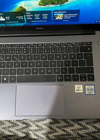 Gri Huawei Dizüstü Bilgisayar ACİL SATILIK - Görsel 3