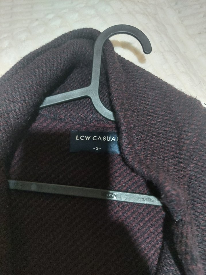 düğmeli bordo gri erkek ceket - Görsel 3