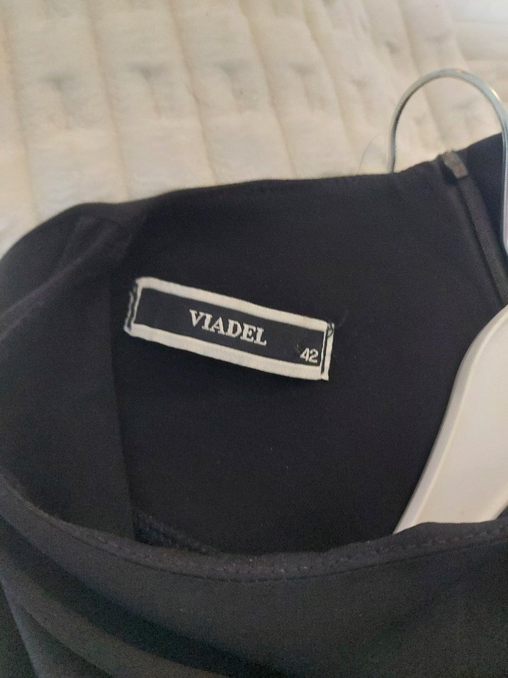 Siyah Uzun Kollu Drapeli Kadın Elbise - Görsel 4