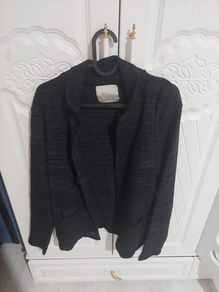 Gri Düğmeli erkek ceket - Görsel 2