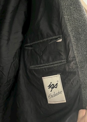 Gri Düğmeli blazer Ceket - Görsel 3