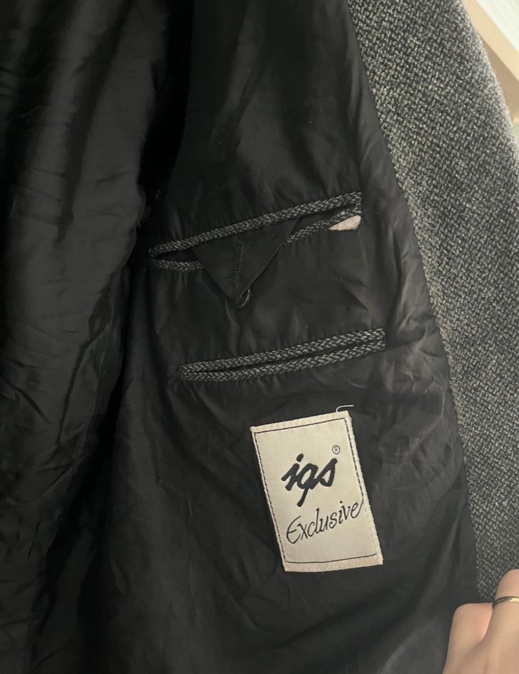 Gri Düğmeli blazer Ceket - Görsel 3