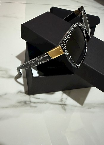 Kadın Siyah Sokak Stili Tokalı Gözlük - Görsel 3