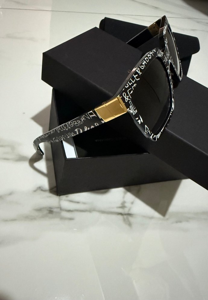 Kadın Siyah Sokak Stili Tokalı Gözlük - Görsel 3