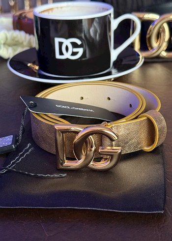 Altın Renk Deri Kadın Kemer - Görsel 4