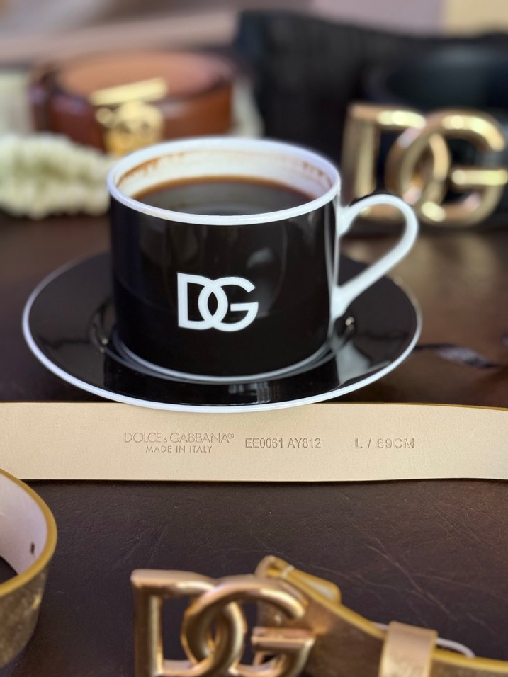 Altın Renk Deri Kadın Kemer - Görsel 5