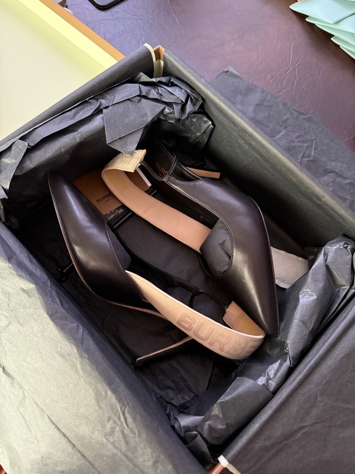 Klasik Siyah Tokalı Stiletto - Görsel 2