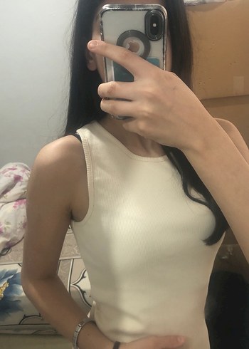 Krem rengi s beden tam kalıp mini elbise - Görsel 4