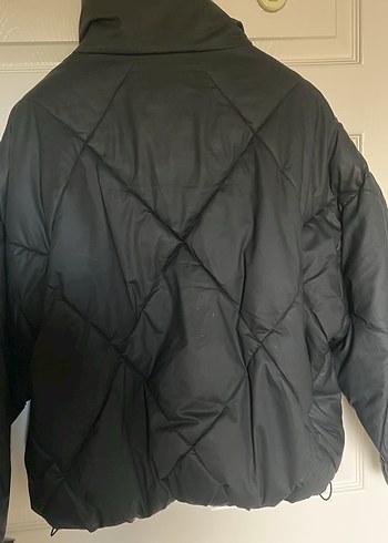 mavi şişme mont - Görsel 2