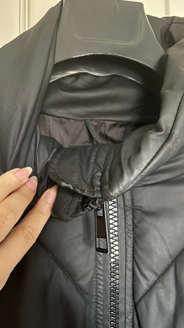 mavi şişme mont - Görsel 4