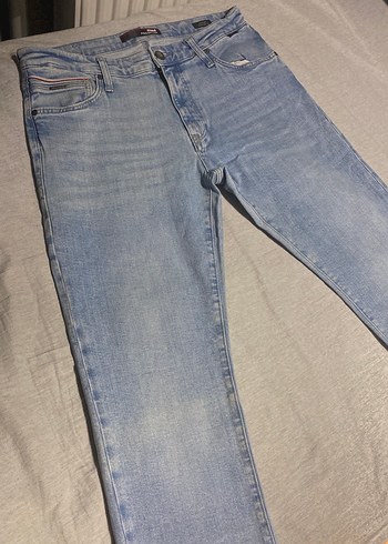 Mavi erkek Denim Pantolon - Görsel 3