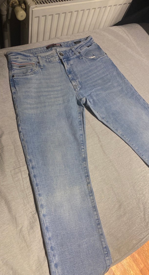 Mavi erkek Denim Pantolon - Görsel 3