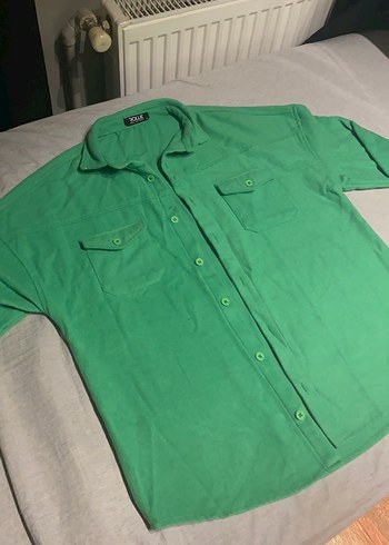 Yeşil erkek polar gömlek - Görsel 2