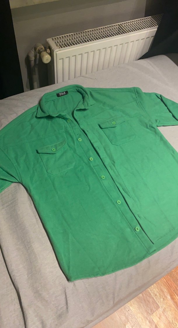 Yeşil erkek polar gömlek - Görsel 2