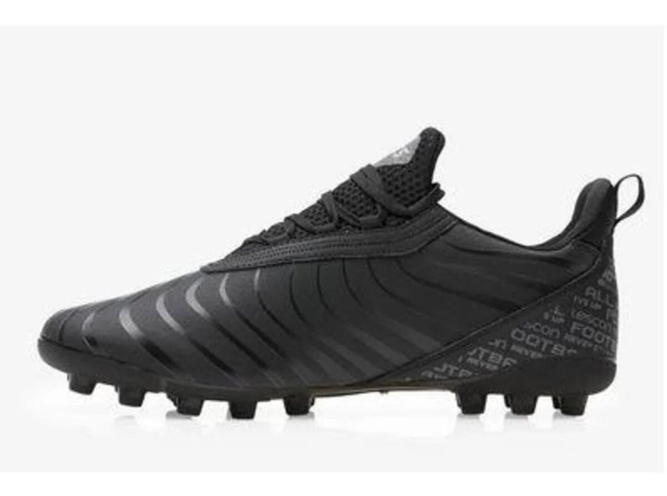 Siyah Zebra Desenli Erkek Futbol Ayakkabısı - Görsel 5