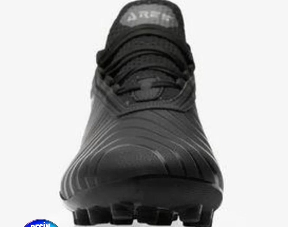 Siyah Zebra Desenli Erkek Futbol Ayakkabısı - Görsel 2