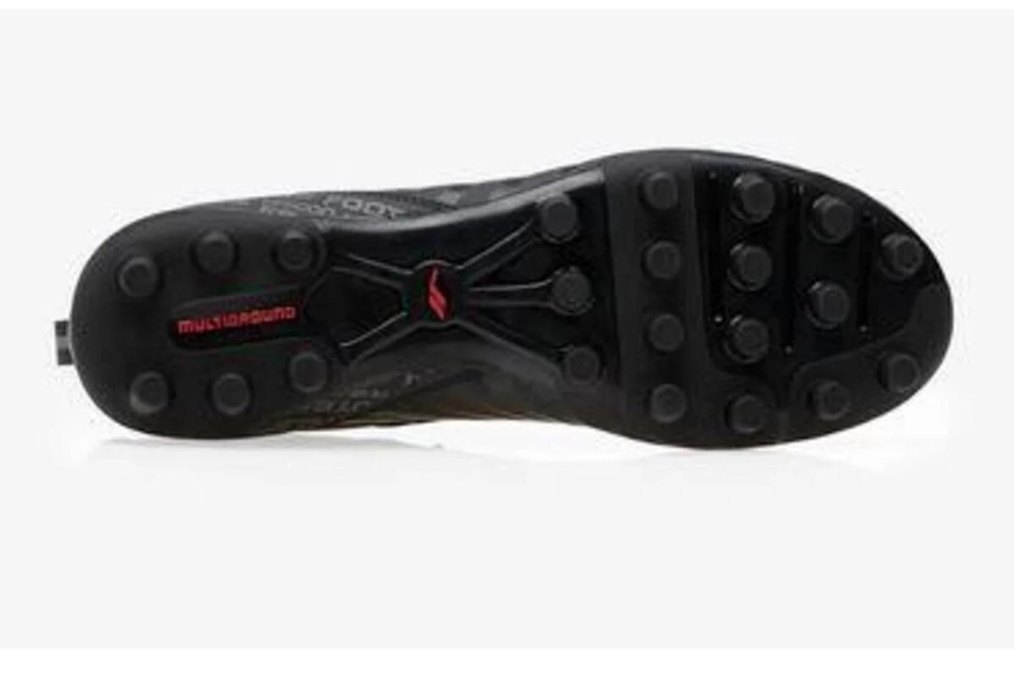 Siyah Zebra Desenli Erkek Futbol Ayakkabısı - Görsel 4