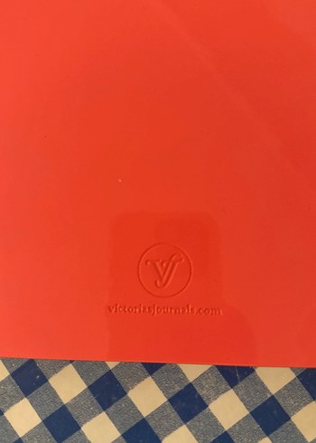 Victorias Journals Parlak Deri Pembe Defter - Görsel 3