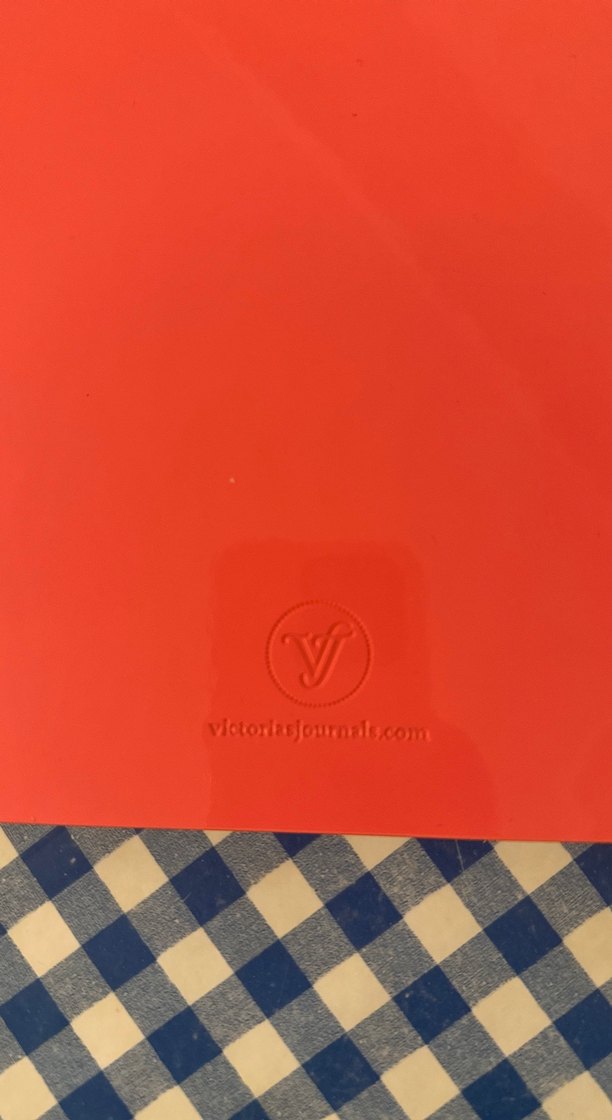 Victorias Journals Parlak Deri Pembe Defter - Görsel 3