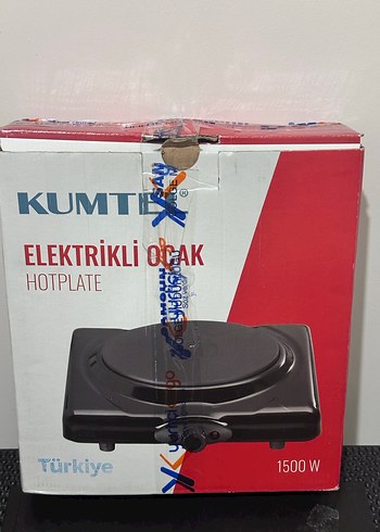 KUMTİ Elektrikli Ocak 1500W Siyah - Görsel 3