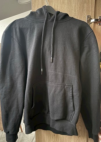 Kapüşonlu Kadın Sweatshirt, Baskılı, Fermuarlı - Görsel 2