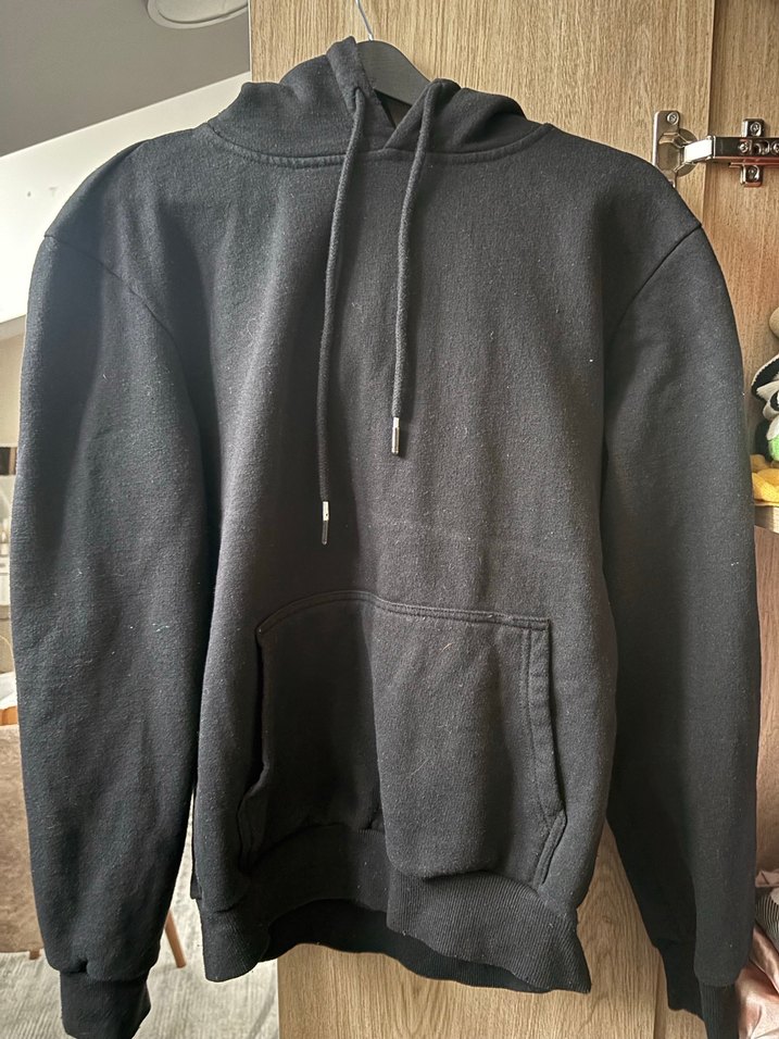 Kapüşonlu Kadın Sweatshirt, Baskılı, Fermuarlı - Görsel 2