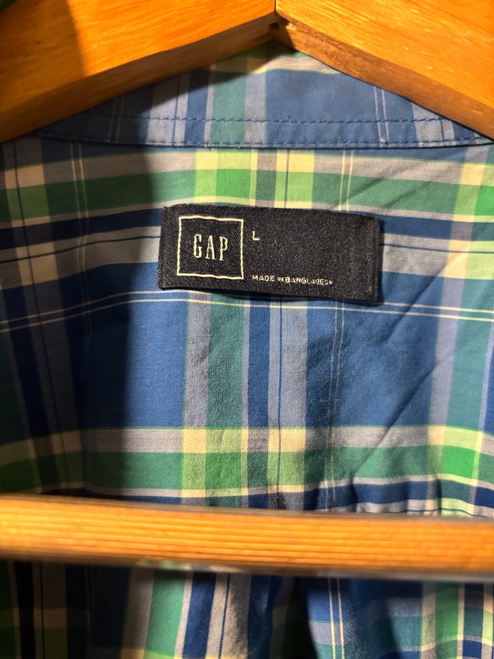 Düğmeli Çok Renkli Erkek Gömlek - Görsel 2