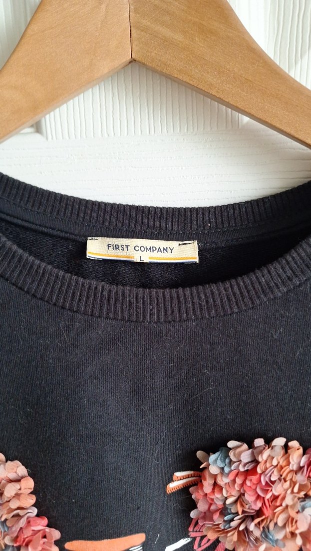 Nakışlı Bisiklet Baskılı Kadın Sweatshirt - Görsel 3