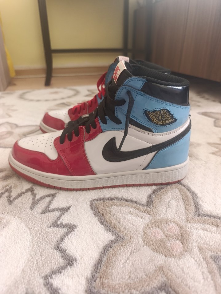 Air Jordan 1 Retro High Fearless UNC Chicago Spor Ayakkabı - Görsel 5