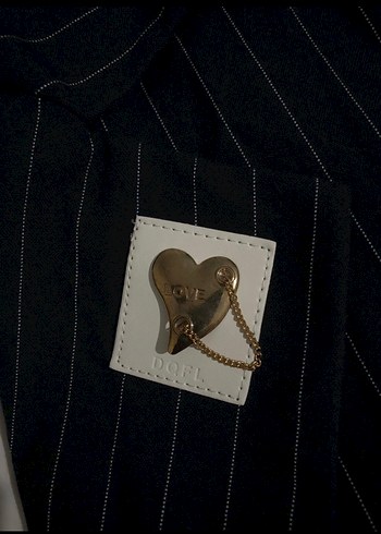 Düğmeli Lacivert Kadın Blazer Ceket - Görsel 2