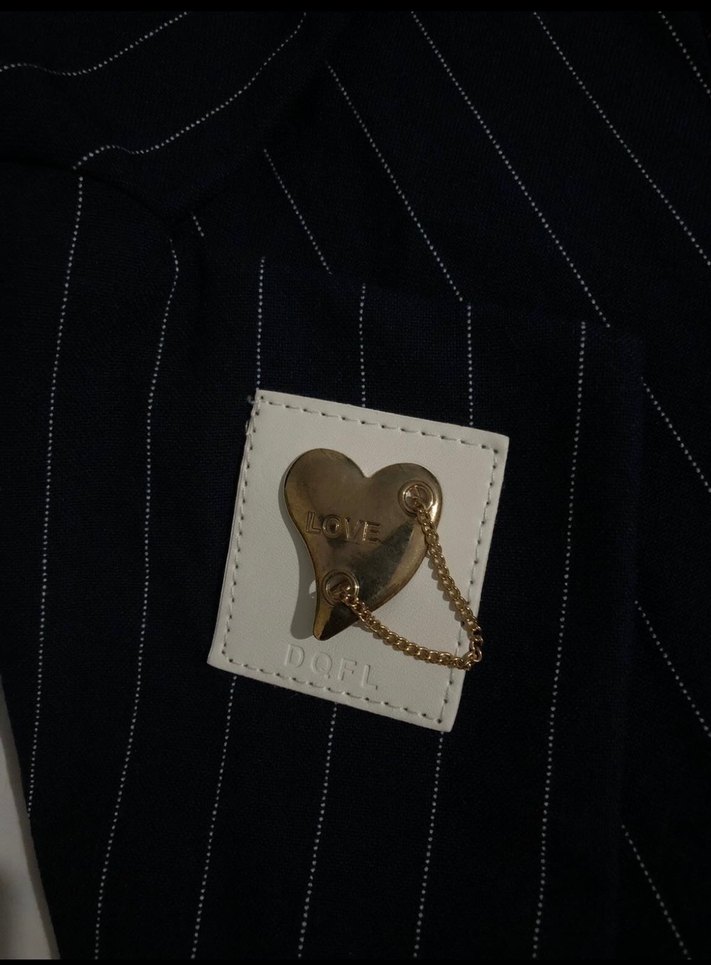 Düğmeli Lacivert Kadın Blazer Ceket - Görsel 2